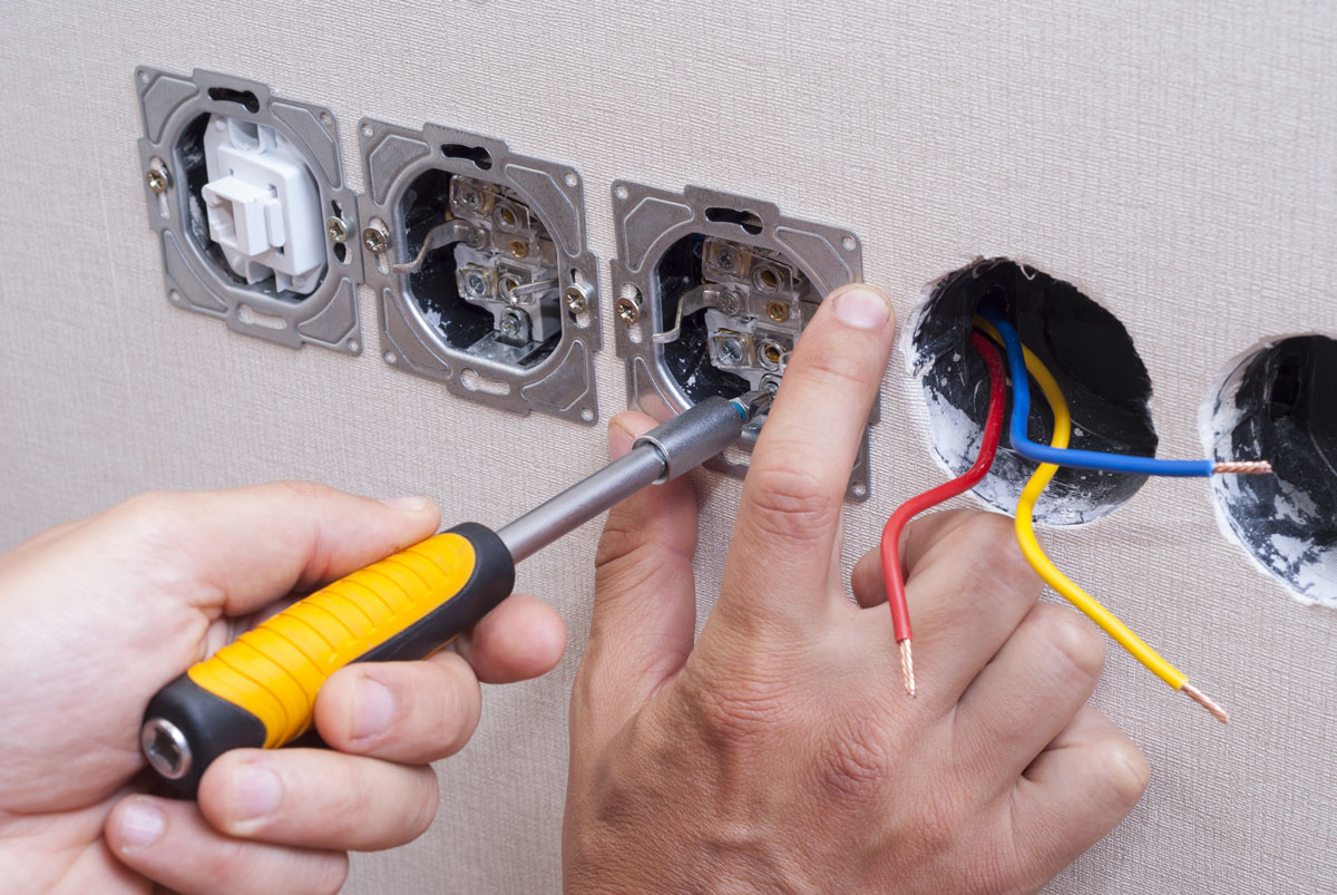 Agencement électrique dans un bâtiment ancien